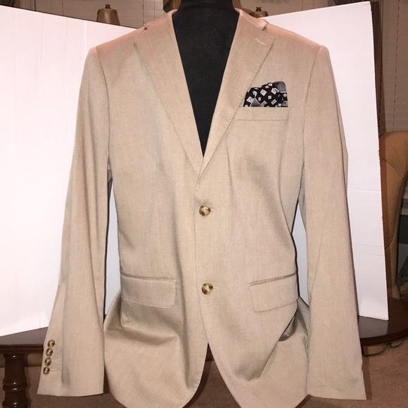 Perri Ellis Men Slim Fit Stretch Sport Jacket / Dress Jacket size 38 R